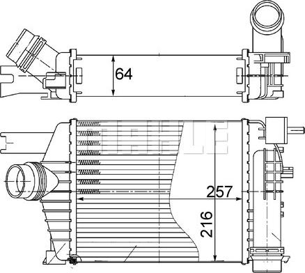 MAHLE CI 498 000S - Välijäähdytin inparts.fi