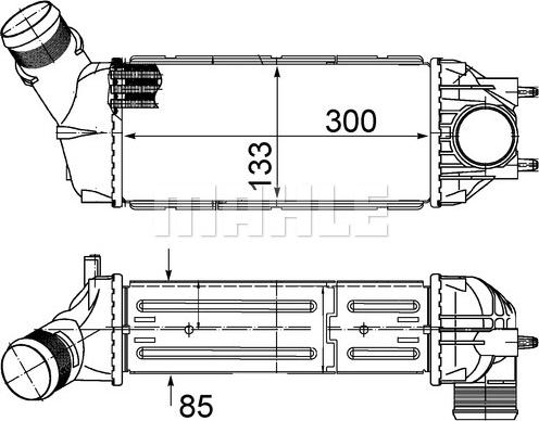 MAHLE CI 492 000S - Välijäähdytin inparts.fi