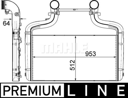 MAHLE CI 454 000P - Välijäähdytin inparts.fi