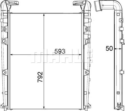 MAHLE CI 455 000P - Välijäähdytin inparts.fi