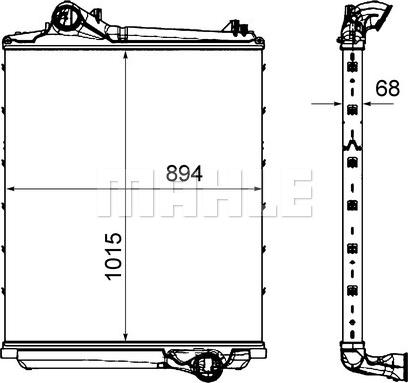 MAHLE CI 452 000P - Välijäähdytin inparts.fi