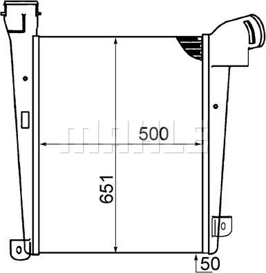 MAHLE CI 400 000P - Välijäähdytin inparts.fi