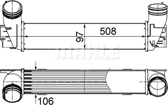 MAHLE CI 489 000S - Välijäähdytin inparts.fi