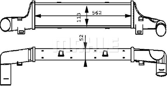 MAHLE CI 54 000P - Välijäähdytin inparts.fi