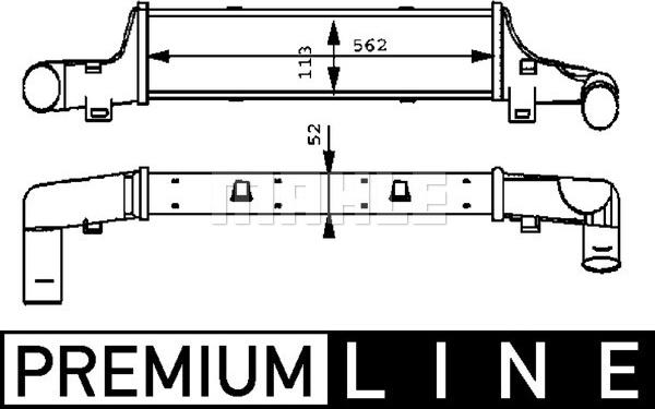 MAHLE CI 54 000P - Välijäähdytin inparts.fi