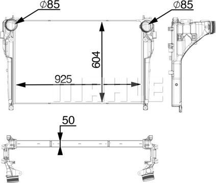 MAHLE CI 556 000P - Välijäähdytin inparts.fi