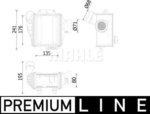 MAHLE CI 539 000P - Välijäähdytin inparts.fi