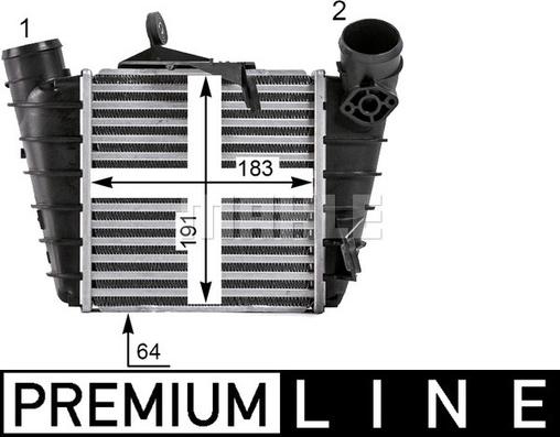 MAHLE CI 530 000P - Välijäähdytin inparts.fi