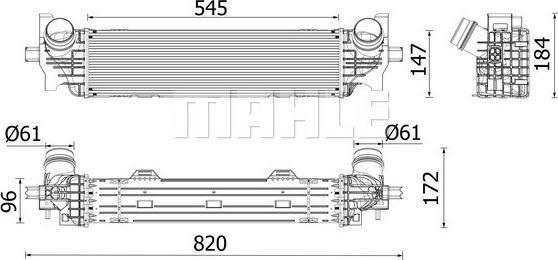 MAHLE CI 660 000P - Välijäähdytin inparts.fi