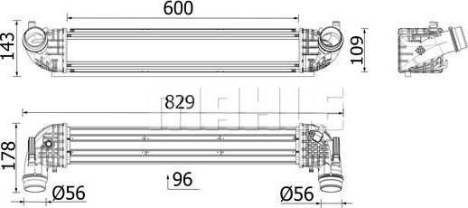 MAHLE CI 668 000P - Välijäähdytin inparts.fi