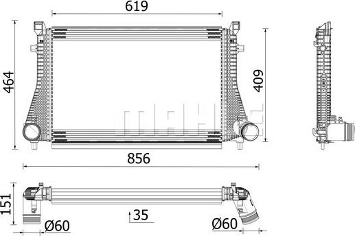 MAHLE CI 667 000P - Välijäähdytin inparts.fi