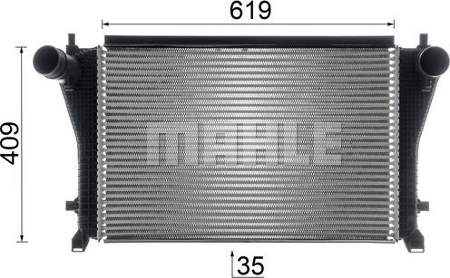 MAHLE CI 667 000P - Välijäähdytin inparts.fi