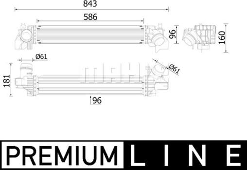 MAHLE CI 614 000P - Välijäähdytin inparts.fi