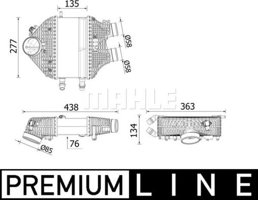 MAHLE CI 618 000P - Välijäähdytin inparts.fi