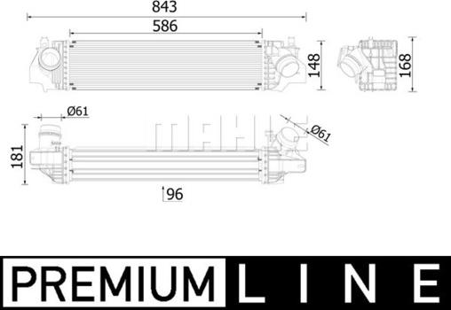 MAHLE CI 617 000P - Välijäähdytin inparts.fi