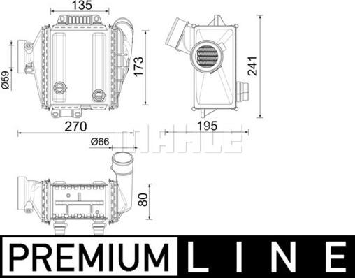 MAHLE CI 639 000P - Välijäähdytin inparts.fi