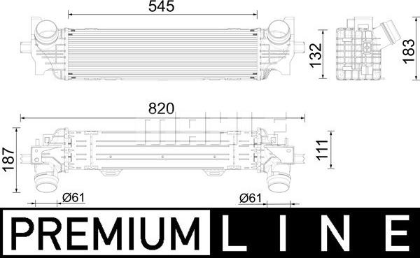 MAHLE CI 626 000P - Välijäähdytin inparts.fi