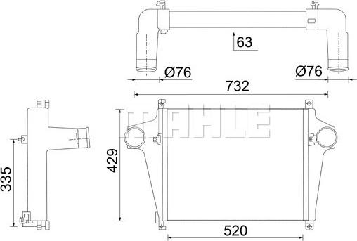 MAHLE CI 623 000S - Välijäähdytin inparts.fi