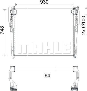 MAHLE CI 622 000S - Välijäähdytin inparts.fi