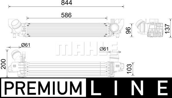 MAHLE CI 627 000P - Välijäähdytin inparts.fi