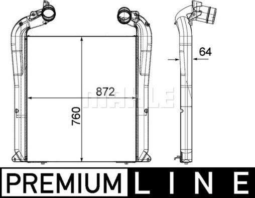 MAHLE CI 144 000P - Välijäähdytin inparts.fi