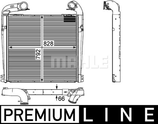 MAHLE CI 143 000P - Välijäähdytin inparts.fi