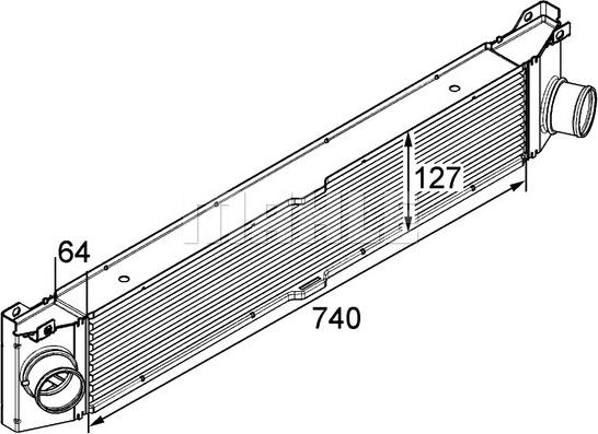 MAHLE CI 158 000P - Välijäähdytin inparts.fi