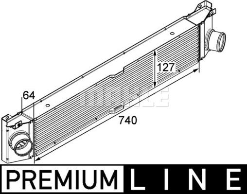 MAHLE CI 158 000P - Välijäähdytin inparts.fi