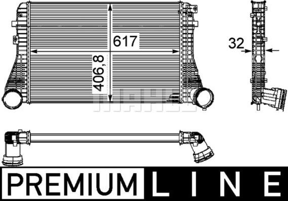 MAHLE CI 161 000P - Välijäähdytin inparts.fi