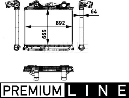 MAHLE CI 119 000P - Välijäähdytin inparts.fi