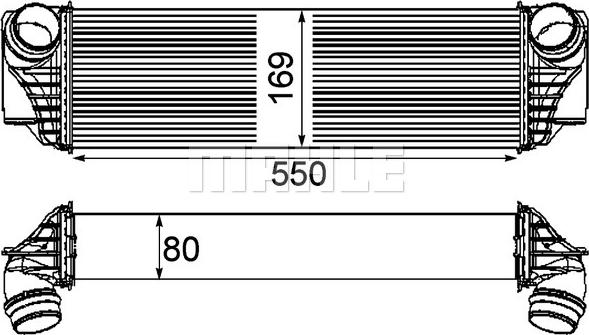 MAHLE CI 185 000P - Välijäähdytin inparts.fi