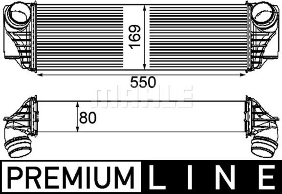 MAHLE CI 185 000P - Välijäähdytin inparts.fi