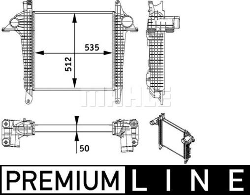 MAHLE CI 136 000P - Välijäähdytin inparts.fi