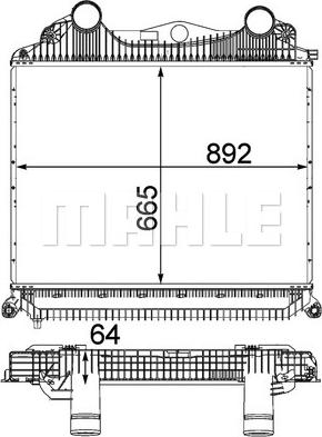 MAHLE CI 123 000P - Välijäähdytin inparts.fi