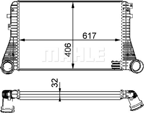 MAHLE CI 83 000P - Välijäähdytin inparts.fi