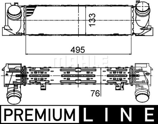 MAHLE CI 393 000P - Välijäähdytin inparts.fi