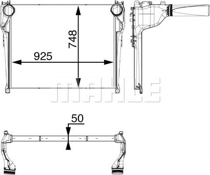 MAHLE CI 34 000P - Välijäähdytin inparts.fi