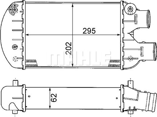 MAHLE CI 341 000P - Välijäähdytin inparts.fi