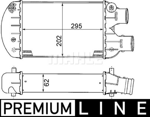 MAHLE CI 341 000P - Välijäähdytin inparts.fi