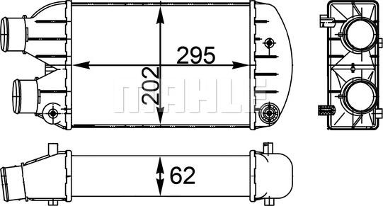 MAHLE CI 341 000S - Välijäähdytin inparts.fi