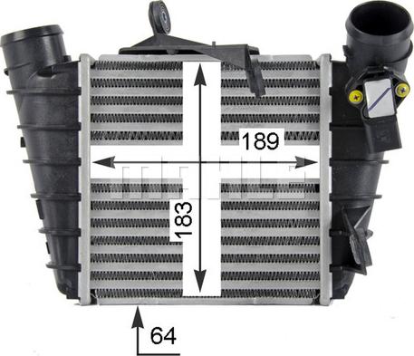 MAHLE CI 298 000P - Välijäähdytin inparts.fi