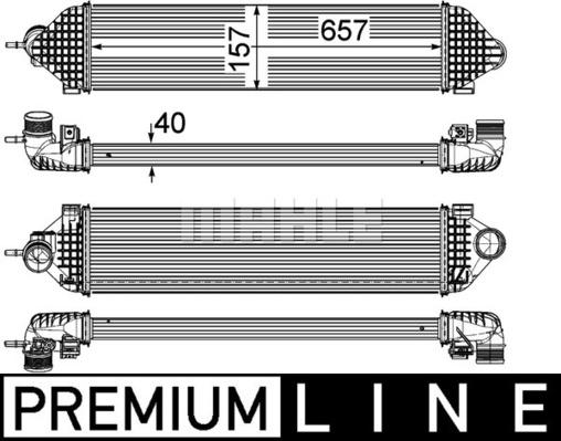 MAHLE CI 247 000P - Välijäähdytin inparts.fi