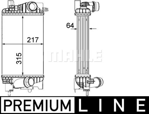 MAHLE CI 262 000P - Välijäähdytin inparts.fi