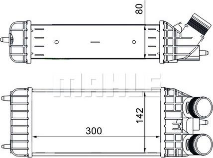 MAHLE CI 210 000S - Välijäähdytin inparts.fi