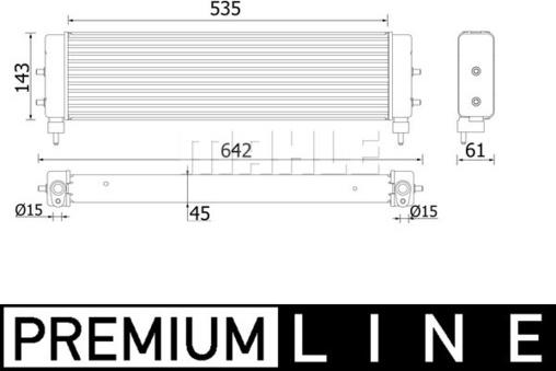 MAHLE CLC 94 000P - Moottoriöljyn jäähdytin inparts.fi