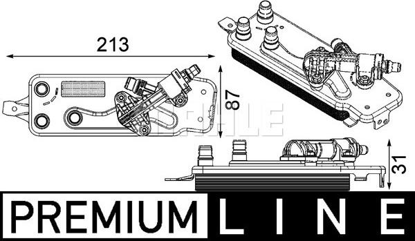 MAHLE CLC 90 000P - Öljynjäähdytin, autom. vaihteisto inparts.fi