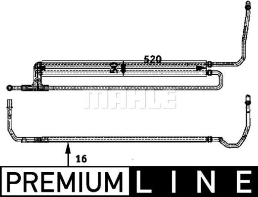 MAHLE CLC 54 000P - Öljynjäähdytin, tehost.ohjaus inparts.fi