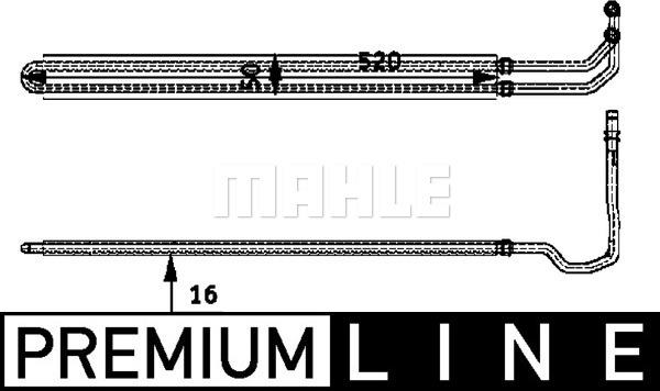 MAHLE CLC 53 000P - Öljynjäähdytin, tehost.ohjaus inparts.fi