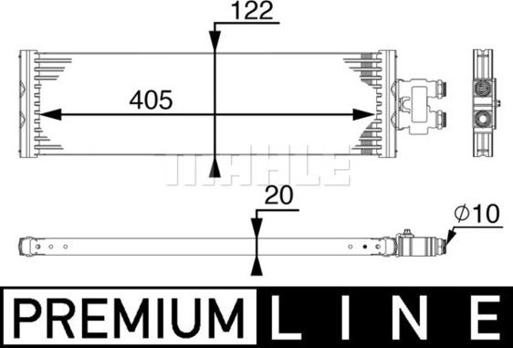 MAHLE CLC 64 000P - Öljynjäähdytin, autom. vaihteisto inparts.fi