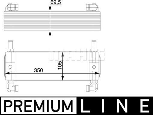 MAHLE CLC 15 000P - Öljynjäähdytin, autom. vaihteisto inparts.fi